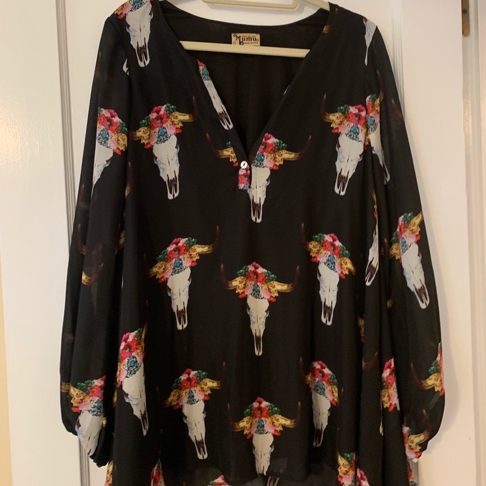 Show Me Your MuMu Bull Tunic
